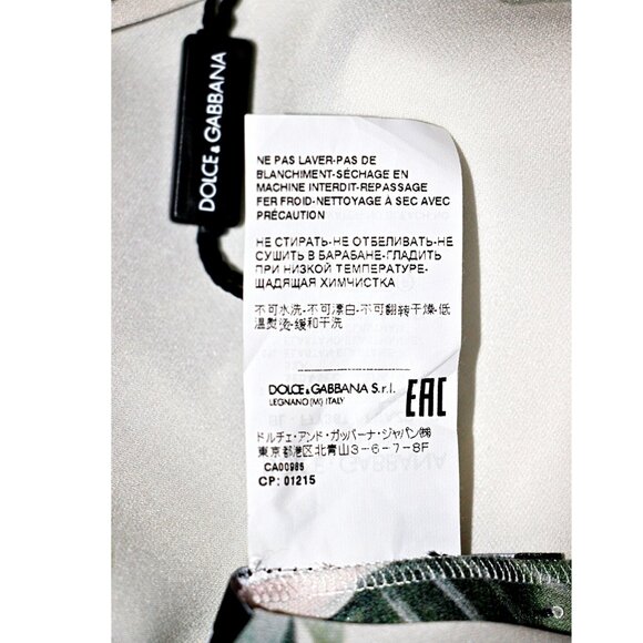 DOLCE & GABBANA Rose Print Stretch-Silk-Blend-Charmeuse Top US XXL = IT 54 $1545 - Picture 16 of 16